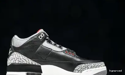 Hyperoad 2024 OG “Black Jordan 3 Cement” Air 0605